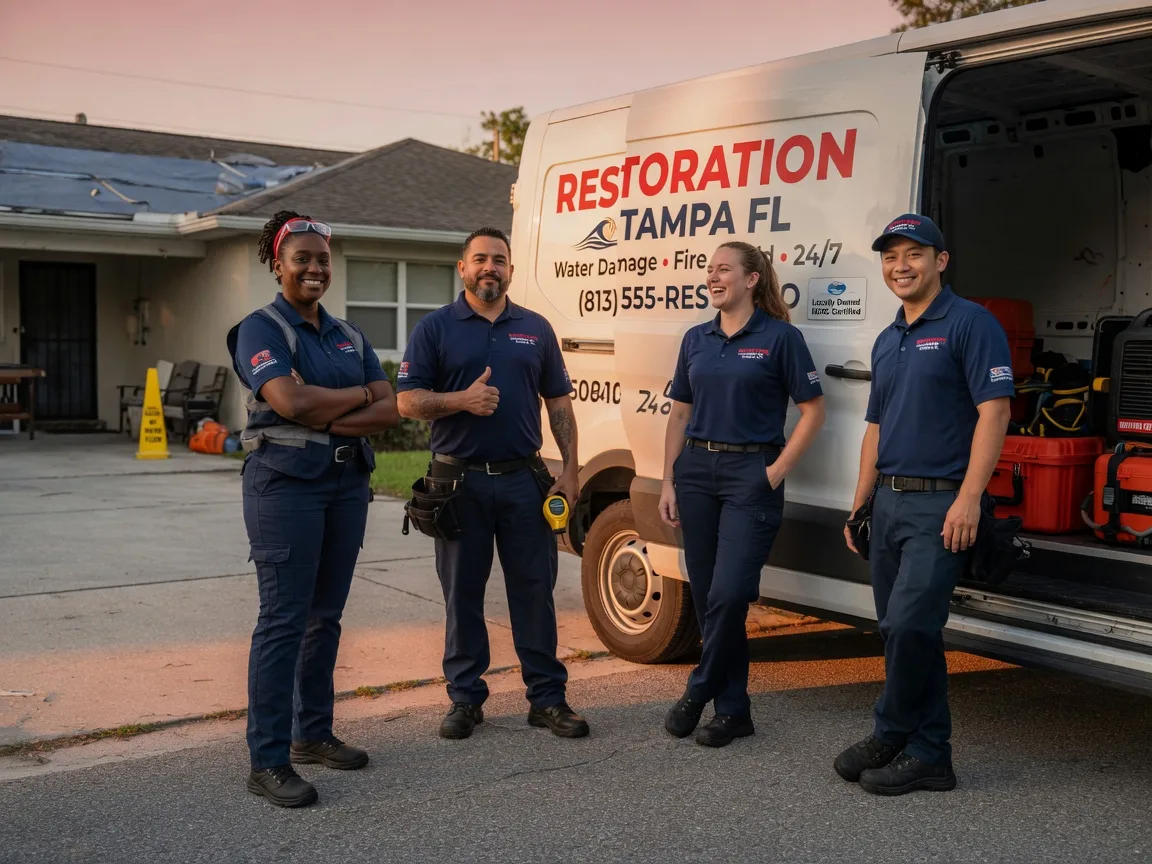 Water Damage Restoration company in Corsica, SD